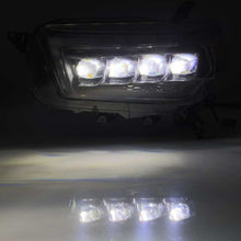 Load image into Gallery viewer, AlphaRex 10-13 Toyota 4Runner NOVA LED Projector Headlights Plank Style Black w/Seq Signal/DRL 880759 *Discontinued