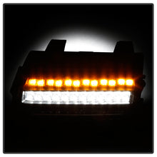 Load image into Gallery viewer, Spyder Jeep Wrangler 2018-2019 (Halogen Model Only) LED Front Bumper Lights - Seq. Signal - Black 5086785