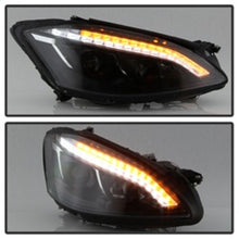 Load image into Gallery viewer, Spyder Mercedes W221 S Class 07-09 Headlights - HID Model Only - Black PRO-YD-MBW22107-HID-DRL-BK 5083890