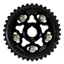 Load image into Gallery viewer, AEM Electronics Tru-Time Cam Gear Black 5-Bolt Honda D15B7 D16A6 &amp; D16Z6