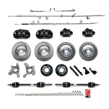Load image into Gallery viewer, Ford Racing 15-21 Mustang GT/ 2.3L EcoBoost GT350R Brake Upgrade Kit - Black M-2300-YBK