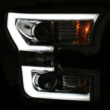 Load image into Gallery viewer, Anzo 2015-2016 Ford F-150 Projector Headlights w/ Plank Style Design Chrome