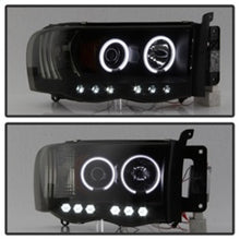 Load image into Gallery viewer, Spyder Dodge Ram 1500 02-05 03-05 Projector Headlights CCFL Halo LED Blk Smke PRO-YD-DR02-CCFL-BSM 5078797