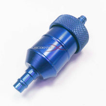 Load image into Gallery viewer, Aluminum Inline Fuel Filter 1/4" Flanges