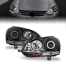 Load image into Gallery viewer, Anzo 2006-2009 Volkswagen Rabbit Projector Headlights w/ Halo Black (CCFL)
