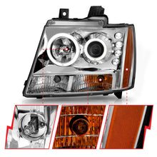 Load image into Gallery viewer, Anzo 2007-2013 Chevrolet Avalanche Projector Headlights w/ Halo Chrome