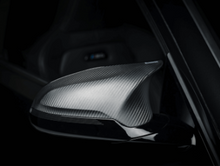 Load image into Gallery viewer, Akrapovic 2014+ BMW M3 (F80) Carbon Fiber Mirror Cap Set - Matte WM-BM/CA/2/M