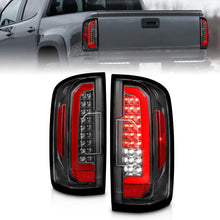 Load image into Gallery viewer, ANZO 15-21 Chevrolet Colorado Full LED Tail Lights w/ Red Lightbar Black Housing Clear Lens 311432