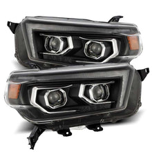 Load image into Gallery viewer, AlphaRex 10-13 Toyota 4Runner LUXX LED Proj Headlights Plank Style Black w/Seq Signal/DRL 880757 *Discontinued