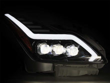 Load image into Gallery viewer, AlphaRex 08-13 Infiniti G37 Coupe SD NOVA LED Proj Headlights Plank Gloss Blk w/Activ Light/Seq Sig 881985 *Discontinued