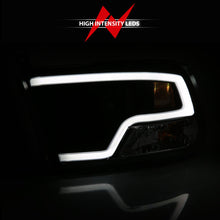Load image into Gallery viewer, Anzo Dodge Ram 09-18 Projector Plank Style Headlight w/Halo Black Clear