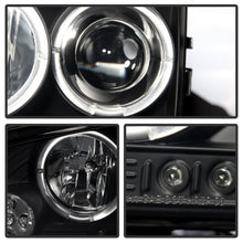 Load image into Gallery viewer, Spyder Dodge Charger 06-10 Projector Headlights Halogen- LED Halo LED Blk Smke PRO-YD-DCH05-LED-BSM 5078353