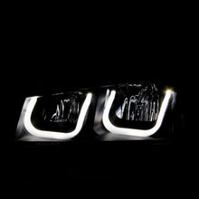 Load image into Gallery viewer, Anzo 2003-2006 Chevrolet Silverado 1500 Projector Headlights w/ U-Bar Black