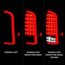 Load image into Gallery viewer, ANZO 05-15 Toyota Tacoma Full LED Tail Lights w/Light Bar Sequential Black Housing Smoke Lens 311428
