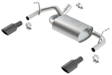 Load image into Gallery viewer, Borla 12-16 Jeep Wrangler 3.6AT/MT 4WD 2+4DR S/ SQ /RL/AC SR 2.5in, 2in Tip 3.5 sqx8 Black Chrome 11834BC