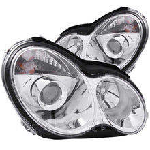 Load image into Gallery viewer, Anzo 2001-2007 Mercedes Benz C Class W203 Projector Headlights Chrome