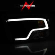 Load image into Gallery viewer, Anzo Dodge Ram 09-18 Projector Plank Style Headlight w/Halo Black Clear