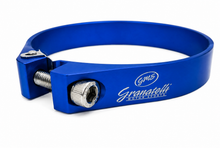 Load image into Gallery viewer, Granatelli Blue Anodized Billet Aluminum Hose Clamp-test