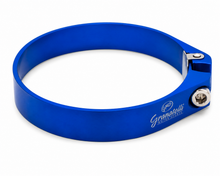 Load image into Gallery viewer, Granatelli Blue Anodized Billet Aluminum Hose Clamp-test