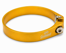 Load image into Gallery viewer, Granatelli Yellow Anodized Billet Aluminum Hose Clamp-test