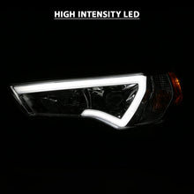 Load image into Gallery viewer, ANZO 14-18 Toyota 4 Runner Plank Style Projector Headlights Chrome w/ Amber 111417