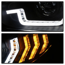 Load image into Gallery viewer, Spyder 16-18 Honda Civic 4Dr w/LED Seq Turn Sig Lights Proj Headlight - Black - PRO-YD-HC16-SEQ-BK 5086099