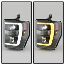 Load image into Gallery viewer, Spyder Ford F-250/350/450 08-10 V2 High-Power LED Headlights-Switch Back-Black PRO-YD-FS08PL-SBLB-BK 5087751