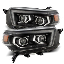 Load image into Gallery viewer, AlphaRex 10-13 Toyota 4Runner LUXX LED Proj Headlights Plank Style Black w/Seq Signal/DRL 880757 *Discontinued