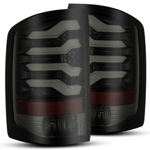 Load image into Gallery viewer, AlphaRex 14-18 GMC Sierra 1500 PRO-Series LED Tail Lights Jet Black 630010 *Discontinued