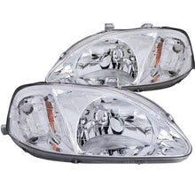 Load image into Gallery viewer, Anzo 1999-2000 Honda Civic Crystal Headlights Chrome