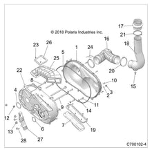 Load image into Gallery viewer, OEM Polaris Outer Clutch Cover 2637068 RZR XPT Turbo S RS1