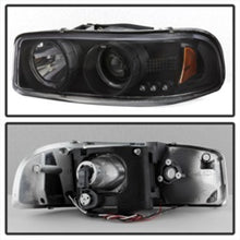 Load image into Gallery viewer, Spyder GMC Sierra 1500/2500/3500 99-06 Projector Headlights LED Halo LED Black PRO-YD-CDE00-HL-BK 5009357