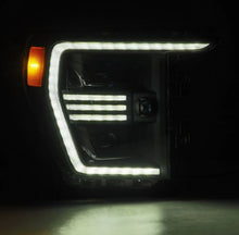 Load image into Gallery viewer, AlphaRex 21-22 Ford F150 PRO-Series Projector headlights Black w/Activ Light/Seq Signal 880293 *Discontinued
