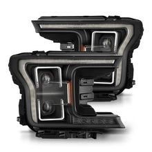 Load image into Gallery viewer, AlphaRex 18-21 Ford F150 PRO-Series Projector Headlights - Black w/DRL &amp; Seq Signal 880252 *Discontinued