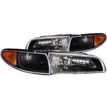 Load image into Gallery viewer, Anzo 1997-2003 Pontiac Grand Prix Crystal Headlights Black