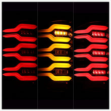Load image into Gallery viewer, AlphaRex 14-18 Chevy Silverado 1500 Luxx-Series LED Tail Lights Alpha-Black w/Activ Light/Seq Signal 620040 *Discontinued