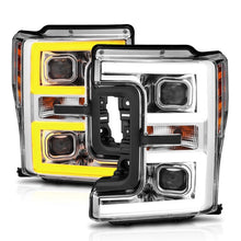 Load image into Gallery viewer, Anzo Projector Plank Style Switchback Headlight Chrome / Amber 17-18 Ford