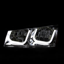 Load image into Gallery viewer, Anzo 2003-2006 Chevrolet Silverado 1500 Projector Headlights w/ U-Bar Chrom