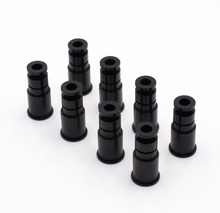 Load image into Gallery viewer, BLOX Racing 14mm Adapter Top (1in) w/Viton O-Ring &amp; Retaining Clip (Set of 4) BXEF-AT-14L-4