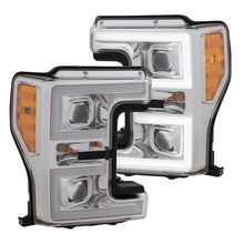 Load image into Gallery viewer, Anzo Projector Plank Style Switchback Headlight Chrome / Amber 17-18 Ford