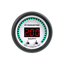 Load image into Gallery viewer, Autometer 52.4mm White Two Channel 0-2000 Degree Pyrometer (EGT) Phantom Elite Digital Gauge 6744-PH