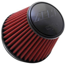 Load image into Gallery viewer, AEM Induction AEM Dryflow 6in. X 6in. Round Tapered Air Filter 21-210EDK