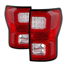 Load image into Gallery viewer, Spyder 07-13 Toyota Tundra V2 Light Bar LED Tail Lights - Red Clear ALT-YD-TTU07V2-LB-RC 5085450