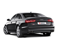 Load image into Gallery viewer, Akrapovic 13-17 Audi S6 Avant/Limousine (C7) Evolution Line Cat Back (Titanium) w/ Carbon Tips S-AU/TI/6H
