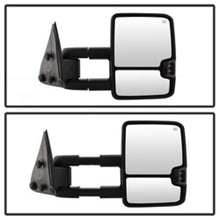 Load image into Gallery viewer, SPYDER xTune Chevy Silverado 03-06 G2 Heated Smoke LED Signal Telescoping Mirrors MIR-CS03S-G2-PWH-SM-SET 9936715