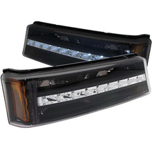 Load image into Gallery viewer, Anzo 2003-2006 Chevrolet Silverado 1500 LED Parking Lights Black w/ Amber R