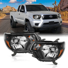 Load image into Gallery viewer, Anzo  2012-2015 Toyota Tacoma Crystal Headlights Black