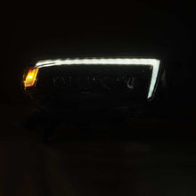 Load image into Gallery viewer, AlphaRex 10-13 Toyota 4Runner NOVA LED Proj Headlights Plank Style Alpha Black w/Seq Signal/DRL 880758 *Discontinued