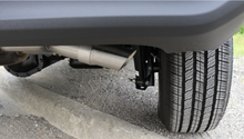 Load image into Gallery viewer, Corsa 18+ Jeep Wrangler JL 2.5in Dual Rear Turn Down Exit Black Sport Axle-Back Exhaust 21013BLK