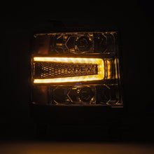Load image into Gallery viewer, AlphaRex 16-18 Chevy 1500HD LUXX LED Proj Headlights Chrome w/Seq Actv Lgt / Seq Sig (Req PN 810023) 880235 *Discontinued